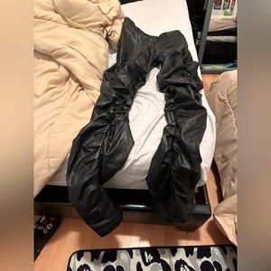 Rhnde flare leather pants